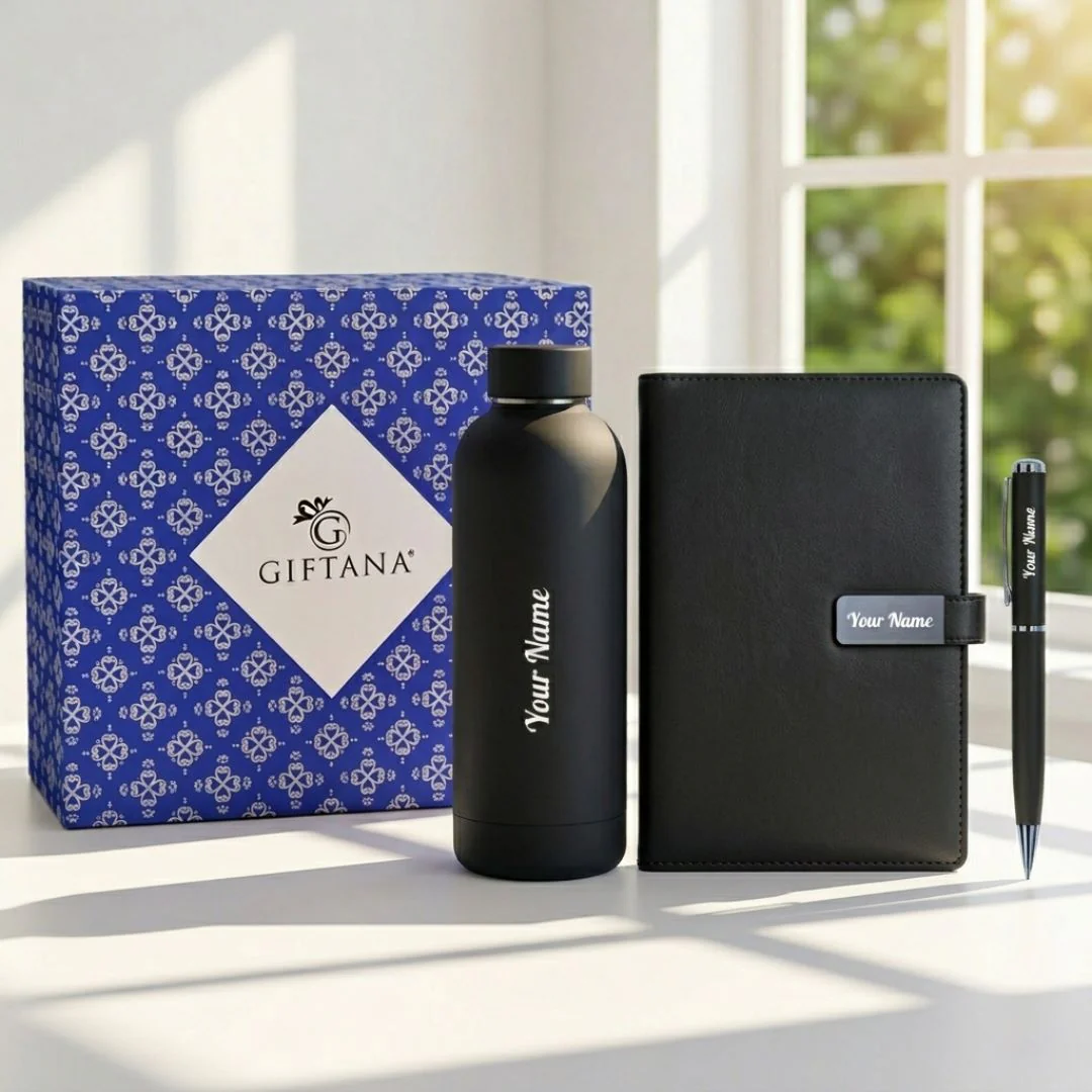 1778846967_Personalized Corporate Gifting with Rubber bottle, diary and pen- 2